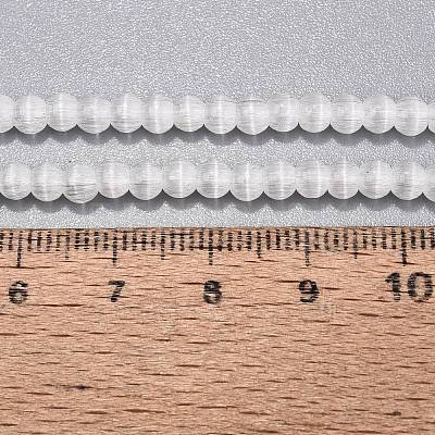 Glass Imitation Cat Eye Beads Strands GLAA-N075-01A-12-1