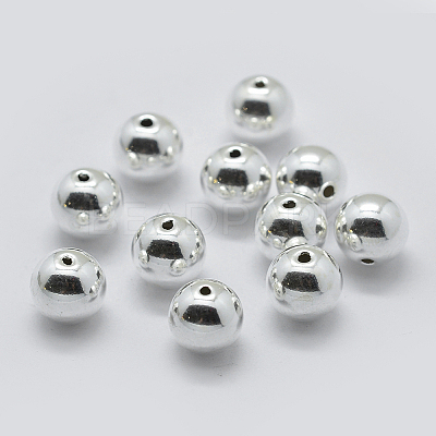 925 Sterling Silver Spacer Beads STER-K171-45S-8mm-1