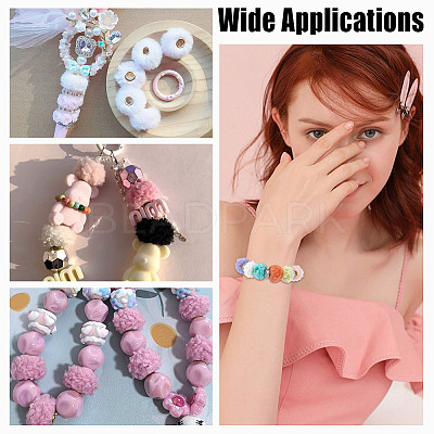 100Pcs Cloth European Beads FIND-GA0006-73-1