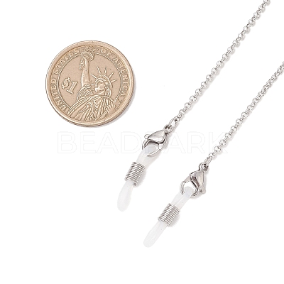 304 Stainless Steel  Eyeglasses Chains AJEW-EH00407-1