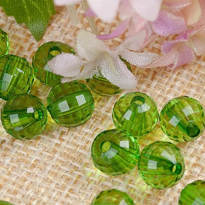 Transparent Acrylic Beads TACR-NH0001-E-01-1