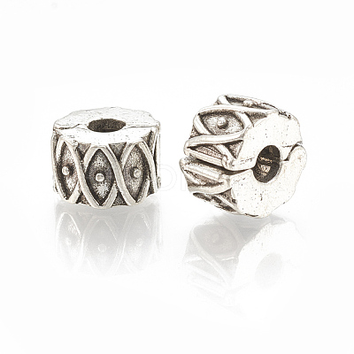 Alloy European Clasps X-PDLC-S001-10-1