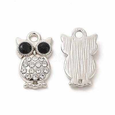 Alloy Rhinestone Charms PALLOY-I217-29P-1