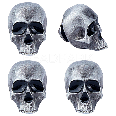 5Pcs Alloy Lapel Pin Backs for Backpack Clothes JEWB-DC0001-40-1