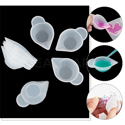 Silicone Non-stick Dividing Cups DIY-WH0374-64-1