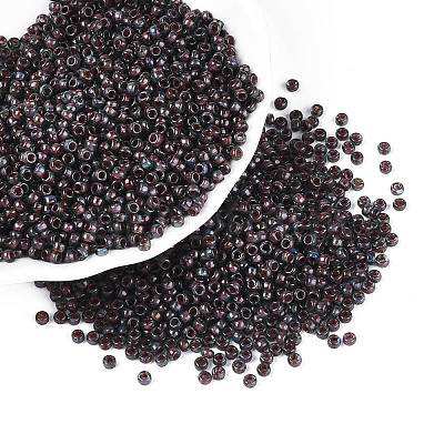 Picasso Cylinder Glass Seed Beads SEED-N011-01C-1