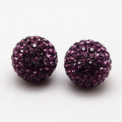 925 Sterling Silver Austrian Crystal Rhinestone Ear Studs SWARJ-D470-204-1
