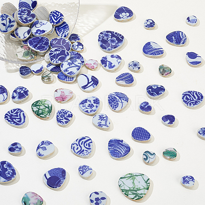 500G Porcelain Cabochons DIY-SP0007-77-1