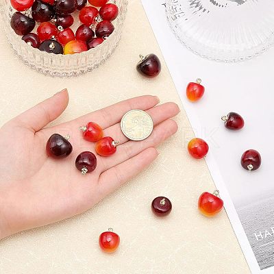 36Pcs Plastic Pendants KY-CA0001-42-1