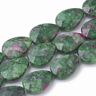 Natural Ruby in Zoisite Beads Strands X-G-S292-20-1