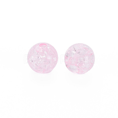 Transparent Crackle Acrylic Beads MACR-S373-66-N02-1