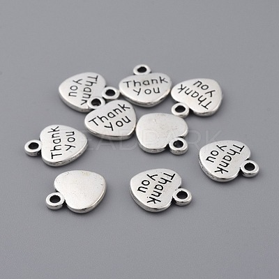 Tibetan Style Alloy Charms TIBEP-A15913-AS-NR-1