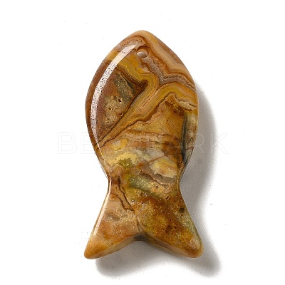 Natural Crazy Agate Pendants G-G932-B11-1