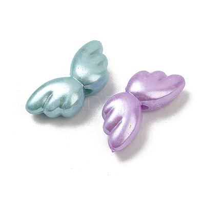 Opaque Acrylic Imitation Pearl Beads X-OACR-B031-58-1