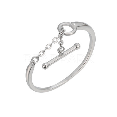 OT Clasp 925 Sterling Silver Adjustable Finger Rings for Women FS-WGF9FBF-01-1