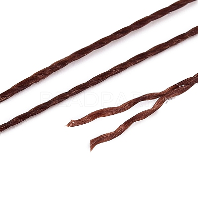 2-Ply Round Waxed Cotton Thread Cords YC-T004-01A-08-1