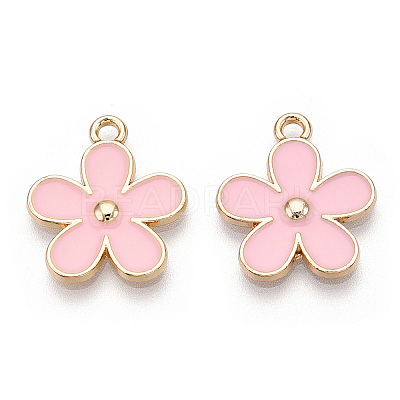 Alloy Enamel Pendants PALLOY-S133-014C-1