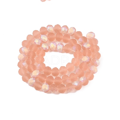 Transparent Glass Beads Strands LS-EGLA-A044-T8mm-MB21-1