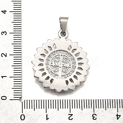 304 Stainless Steel Pendants STAS-B086-09C-P-1