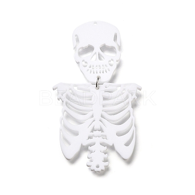 Opaque Acrylic Big Pendants OACR-L019-02A-1
