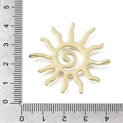 Hammered Alloy Pendants PALLOY-B016-03A-G-1