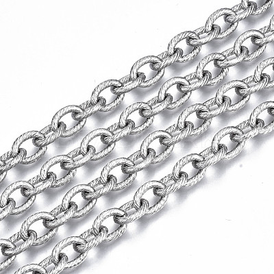 Tarnish Resistant 304 Stainless Steel Link Chains CHS-T003-20P-NF-1