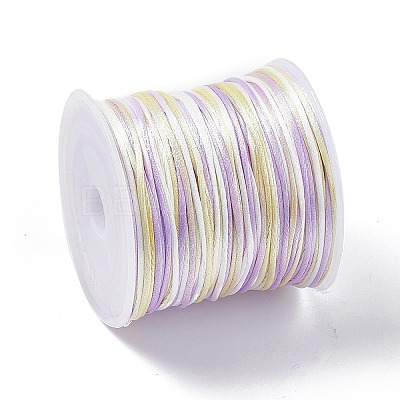 Segment Dyed Nylon Rattail Satin Cords NWIR-A008-01I-1