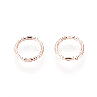 304 Stainless Steel Open Jump Rings X-STAS-O098-01RG-16-1
