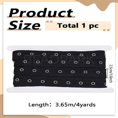Alloy Snap Button Tape Trim Polyester Herringbone Ribbons DIY-LP0003-67A-1
