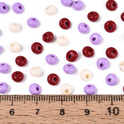 Opaque Acrylic Beads OACR-N150-05F-1