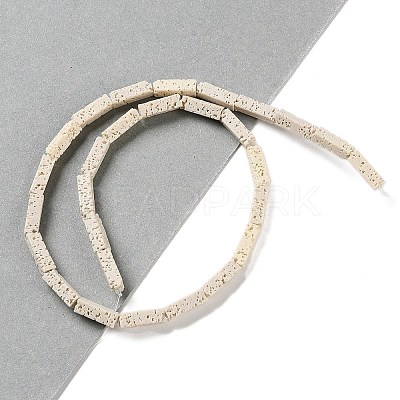 Synthetic Lava Rock Dyed Beads Strands G-H311-07-11-1
