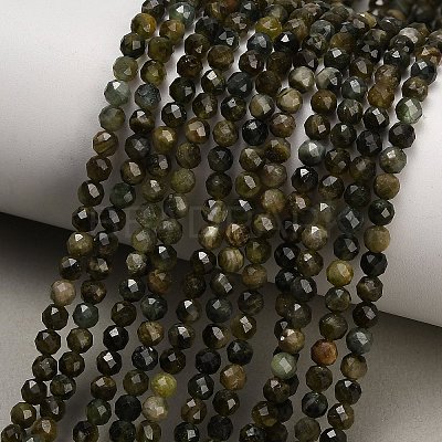 Natural Green Tourmaline Beads Strands GG-CBAA9B4-B01-03B-1