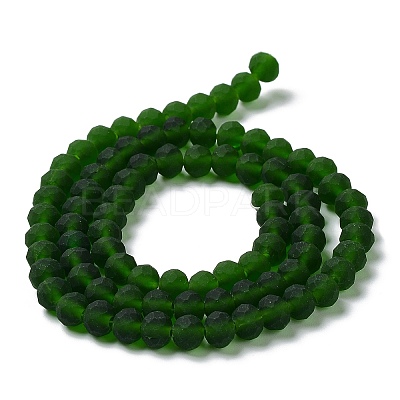 Transparent Glass Beads Strands EGLA-A034-T6mm-MD24-1