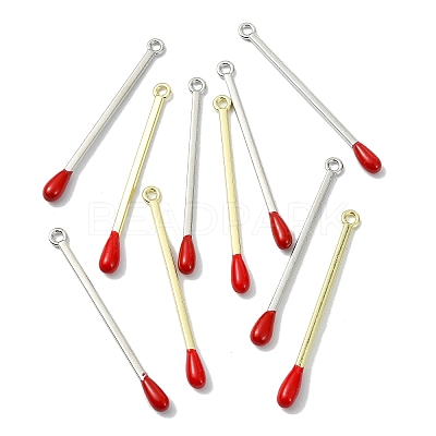 20Pcs 2 Colors Rack Plating Alloy Enamel Pendants FIND-CJ0004-76-1