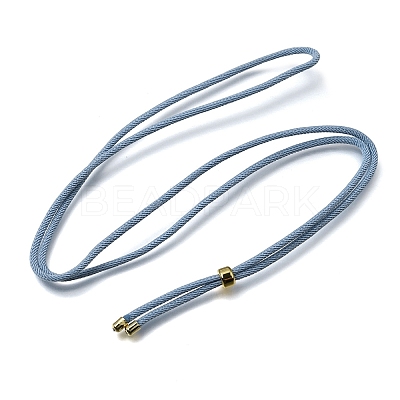 2.5MM Adjustable Braided Nylon Cords Necklace Making FB-CBAA152-02G-33-1