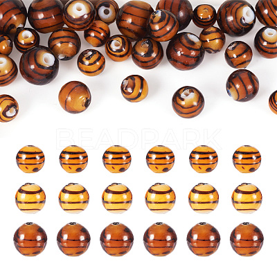 32Pcs Handmade Lampwork Beads LAMP-TA0001-56B-1
