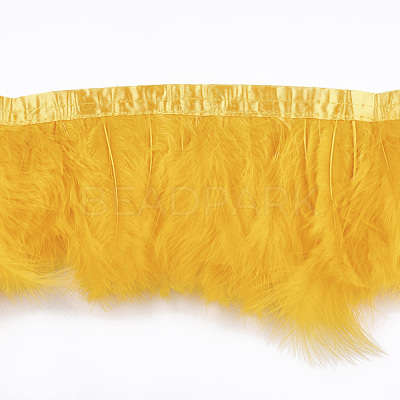Turkey Feather Fringe Trimming FIND-T037-03K-1
