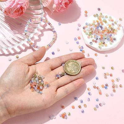 25G Imitation Cat Eye Glass Seed Beads SEED-FS0001-48-1