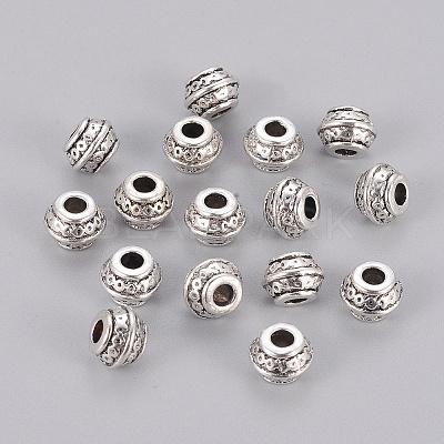 Tibetan Style Alloy Spacer Beads X-LF0586Y-NF-1