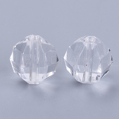 Transparent Acrylic Beads LS-TACR-Q256-8mm-V01-1