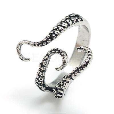 Adjustable Alloy Cuff Finger Rings RJEW-S038-012-1