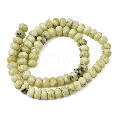 Natural Yellow Turquoise(Jasper) Beads Strands G-A280-A02-02-1