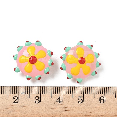 Baking Paint Glass Enamel Beads LAMP-S080-03A-1