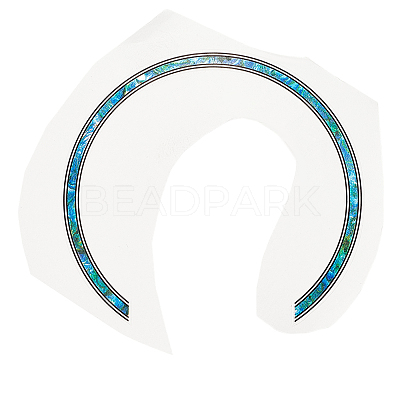 Waterproof PVC Flower Pattern Classical Guitar Sound Hole Ring Mouth Wheel Sticker DIY-WH20058-13B-1