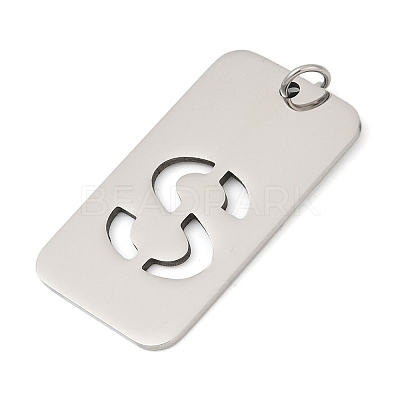 304 Stainless Steel Pendants STAS-M115-01P-S-1