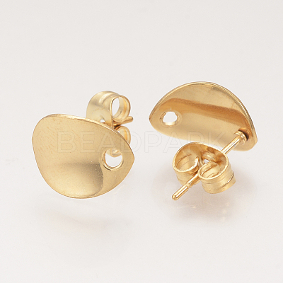 304 Stainless Steel Stud Earring Findings X-STAS-Q223-06-1