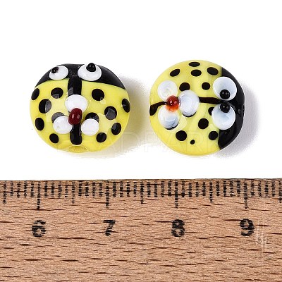 Handmade Bumpy Lampwork Beads LAMP-Q039-15F-1