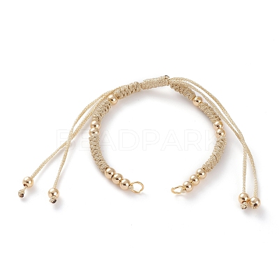 Adjustable Polyester Braided Cord Bracelet Making AJEW-JB00892-1