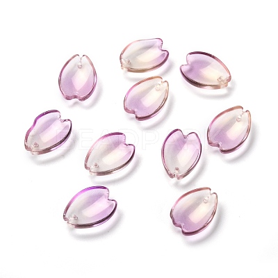 Transparent Glass Pendants GLAA-B003-03-1