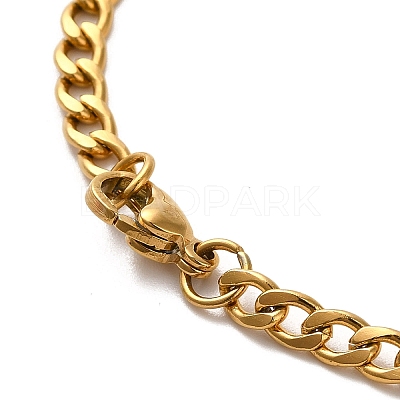 201 Stainless Steel Irish Knot Pendant Necklaces NJEW-D066-01G-1